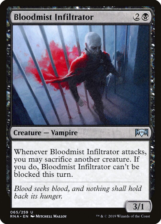 Infiltrador Sanguinévoa / Bloodmist Infiltrator - Magic: The Gathering - MoxLand