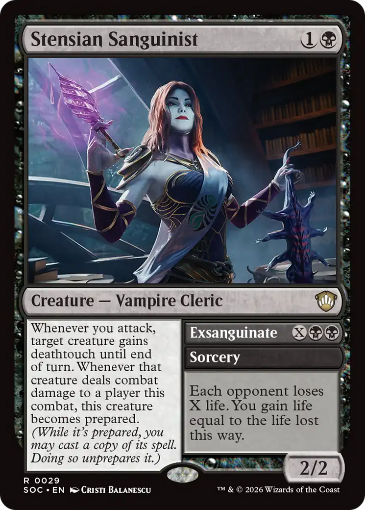 Stensian Sanguinist - Magic: The Gathering - MoxLand