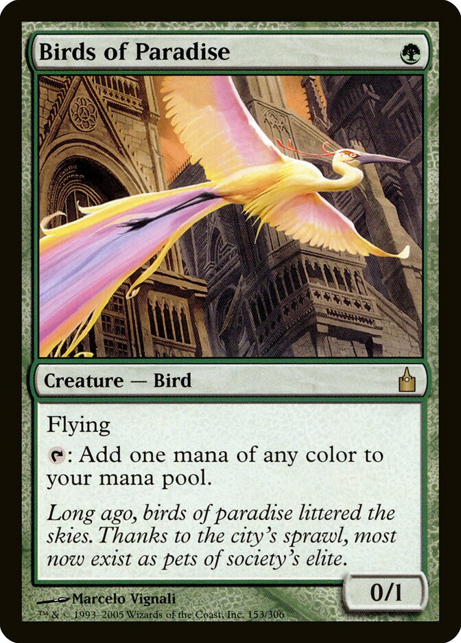 Aves do Paraíso / Birds of Paradise - Magic: The Gathering - MoxLand