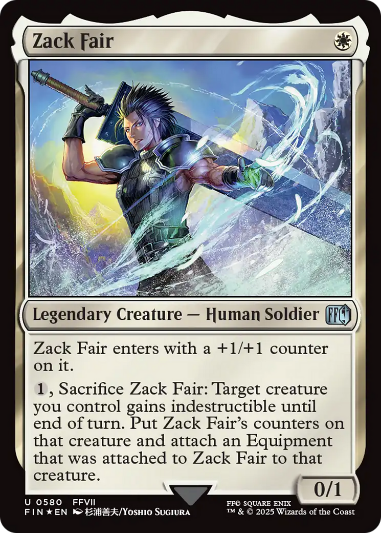 Zack Fair - Magic: The Gathering - MoxLand