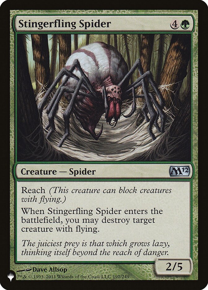 Aranha Lança-ferrão / Stingerfling Spider - Magic: The Gathering - MoxLand