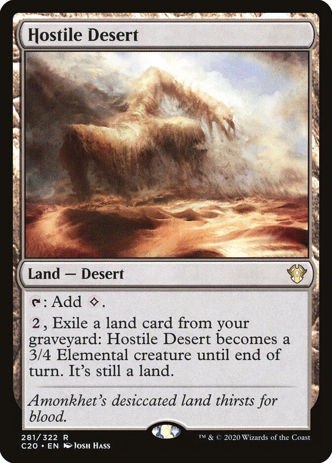 Deserto Hostil / Hostile Desert - Magic: The Gathering - MoxLand