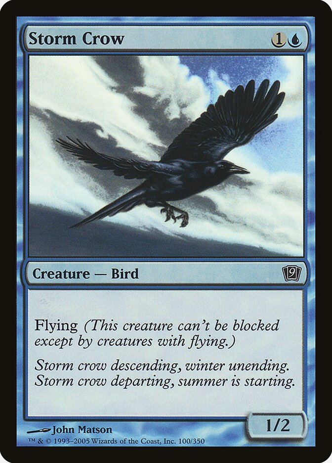 Corvo da Tempestade / Storm Crow - Magic: The Gathering - MoxLand
