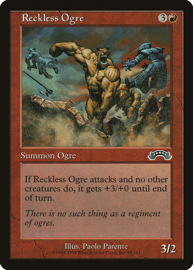Ogre Imprudente / Reckless Ogre - Magic: The Gathering - MoxLand