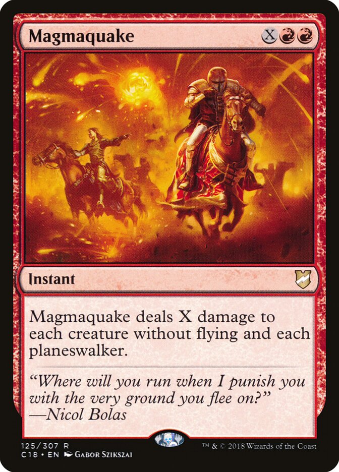 Magmamoto / Magmaquake - Magic: The Gathering - MoxLand