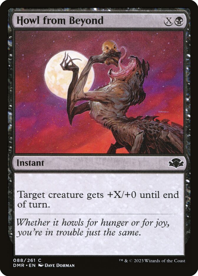 Uivo do Além / Howl from Beyond - Magic: The Gathering - MoxLand