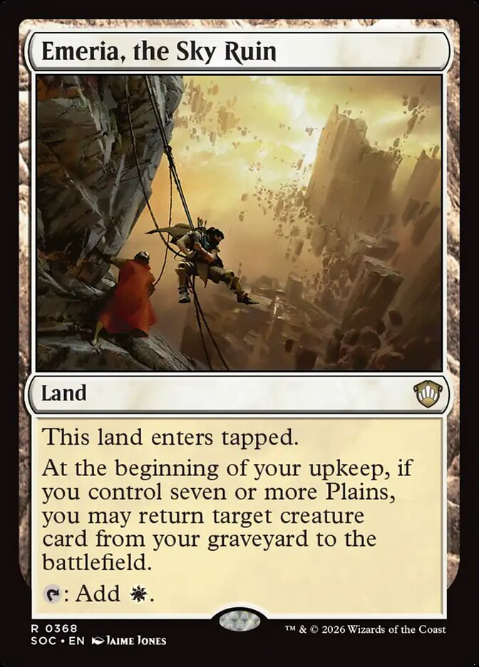 Emeria, a Ruína Celeste / Emeria, the Sky Ruin - Magic: The Gathering - MoxLand