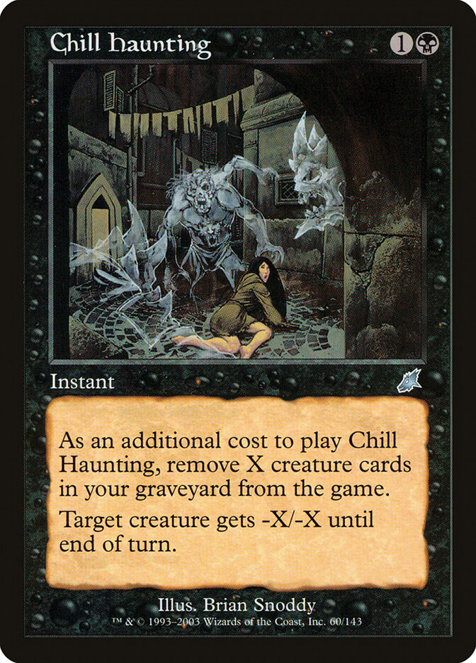 Calafrio de Pavor / Chill Haunting - Magic: The Gathering - MoxLand