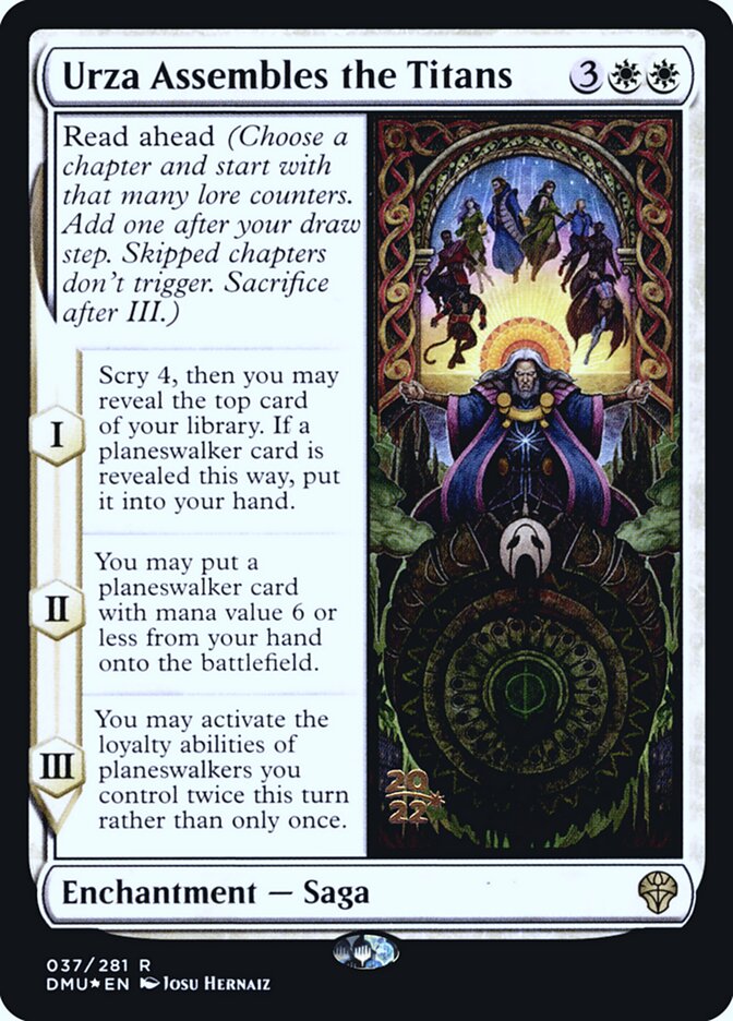 Urza Forma os Titãs / Urza Assembles the Titans - Magic: The Gathering - MoxLand