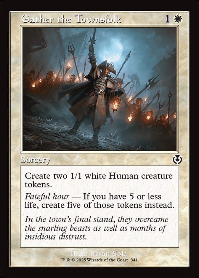 Reunir o Povo / Gather the Townsfolk - Magic: The Gathering - MoxLand