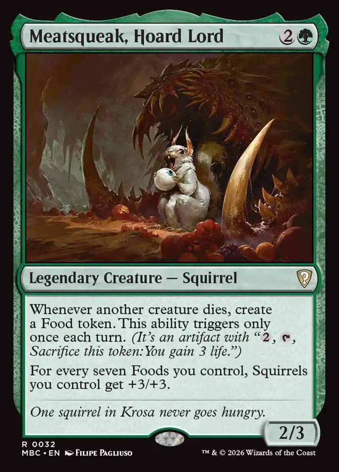 Meatsqueak, Hoard Lord - Magic: The Gathering - MoxLand