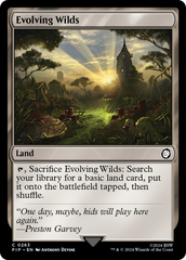 Terras em Desenvolvimento / Evolving Wilds - Magic: The Gathering - MoxLand