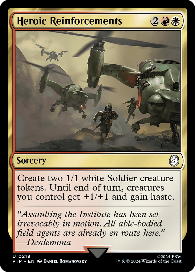 Reforços Heroicos / Heroic Reinforcements - Magic: The Gathering - MoxLand