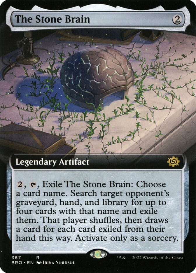 O Cérebro de Pedra / The Stone Brain - Magic: The Gathering - MoxLand