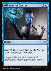 Lampejo de Genialidade / Glimmer of Genius - Magic: The Gathering - MoxLand
