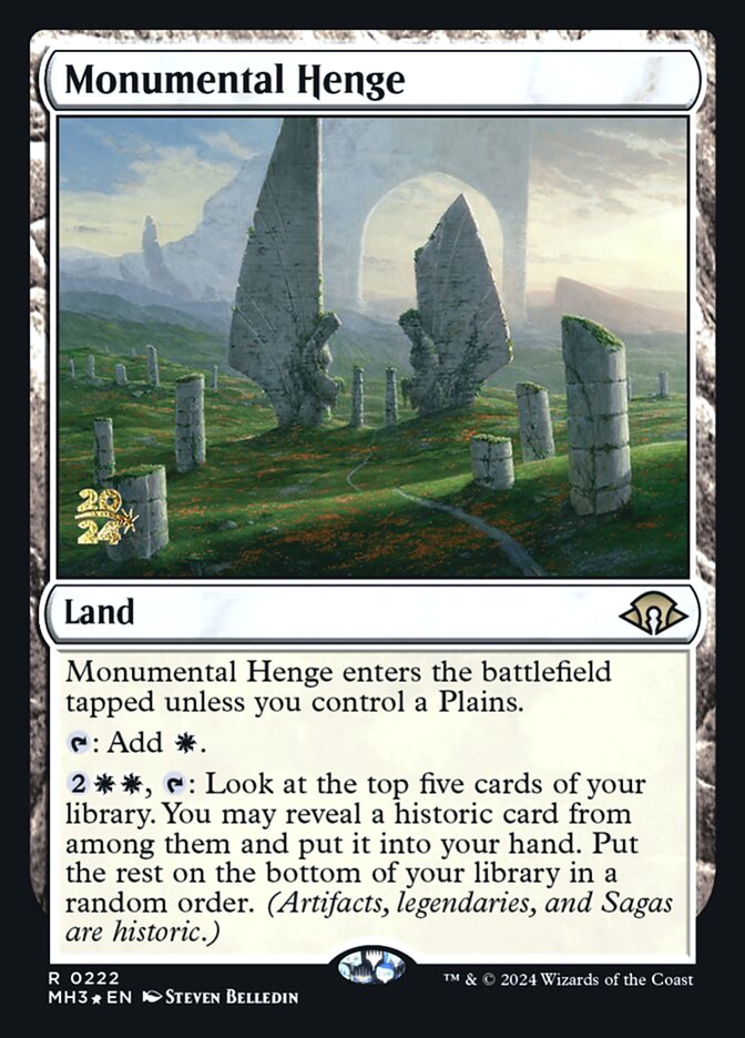 Círculo Monumental / Monumental Henge - Magic: The Gathering - MoxLand