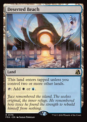Praia Deserta / Deserted Beach - Magic: The Gathering - MoxLand