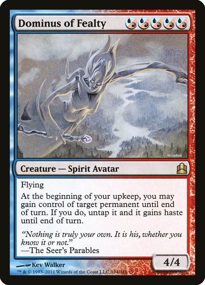 Dominus da Lealdade / Dominus of Fealty - Magic: The Gathering - MoxLand