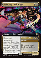 Defacing Duskmage - Magic: The Gathering - MoxLand