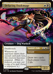 Defacing Duskmage - Magic: The Gathering - MoxLand
