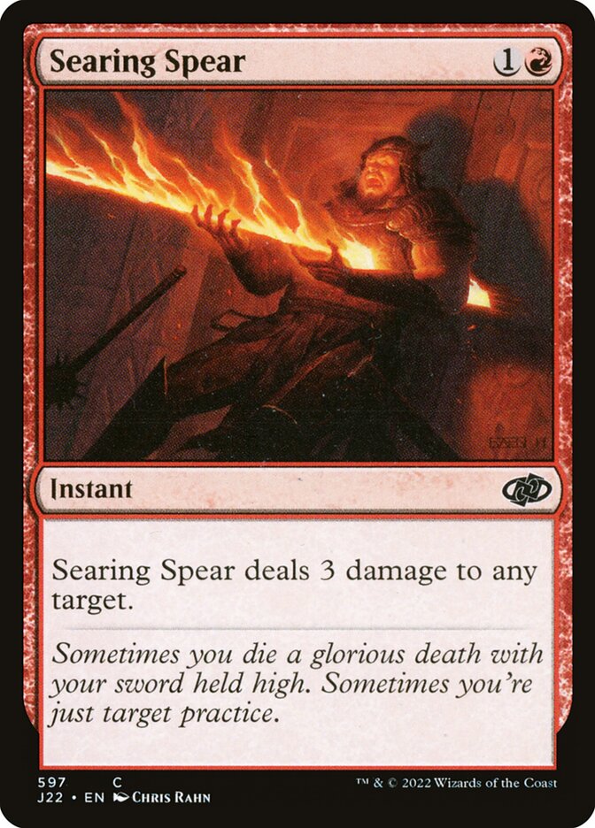 Lança Cauterizante / Searing Spear - Magic: The Gathering - MoxLand
