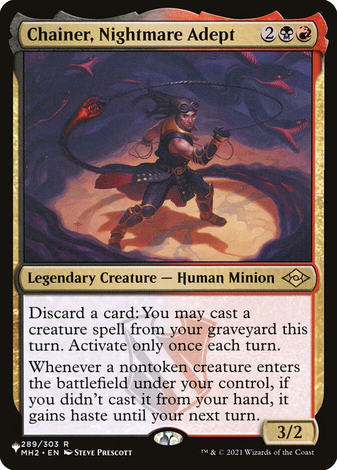 Chainer, Adepto de Pesadelos / Chainer, Nightmare Adept - Magic: The Gathering - MoxLand