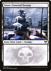 Pântano Nevado / Snow-Covered Swamp - Magic: The Gathering - MoxLand