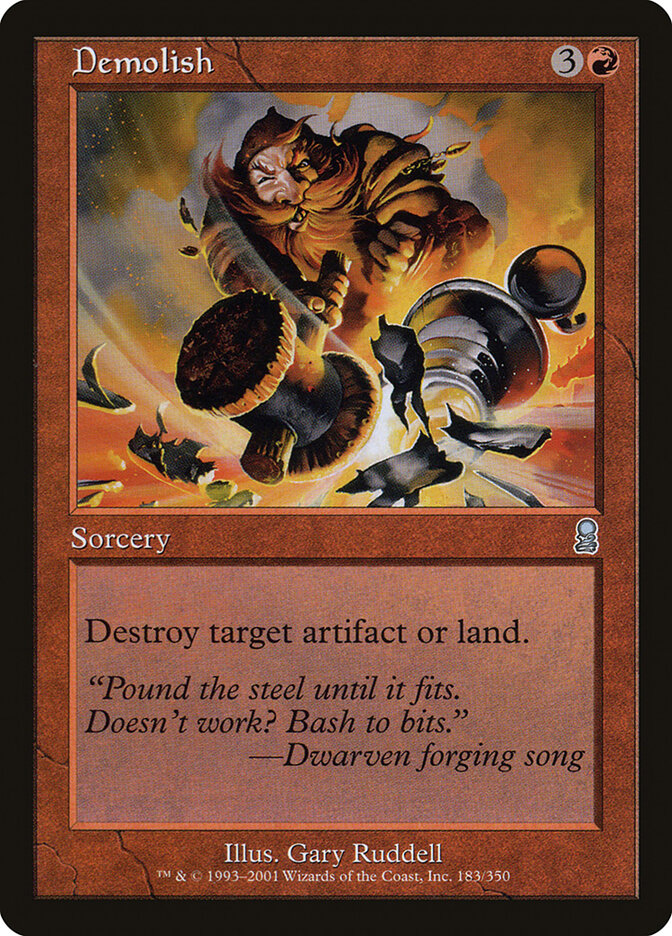 Demolir / Demolish - Magic: The Gathering - MoxLand