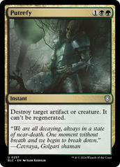 Putrificar / Putrefy - Magic: The Gathering - MoxLand