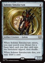 Simulacro Solene / Solemn Simulacrum - Magic: The Gathering - MoxLand