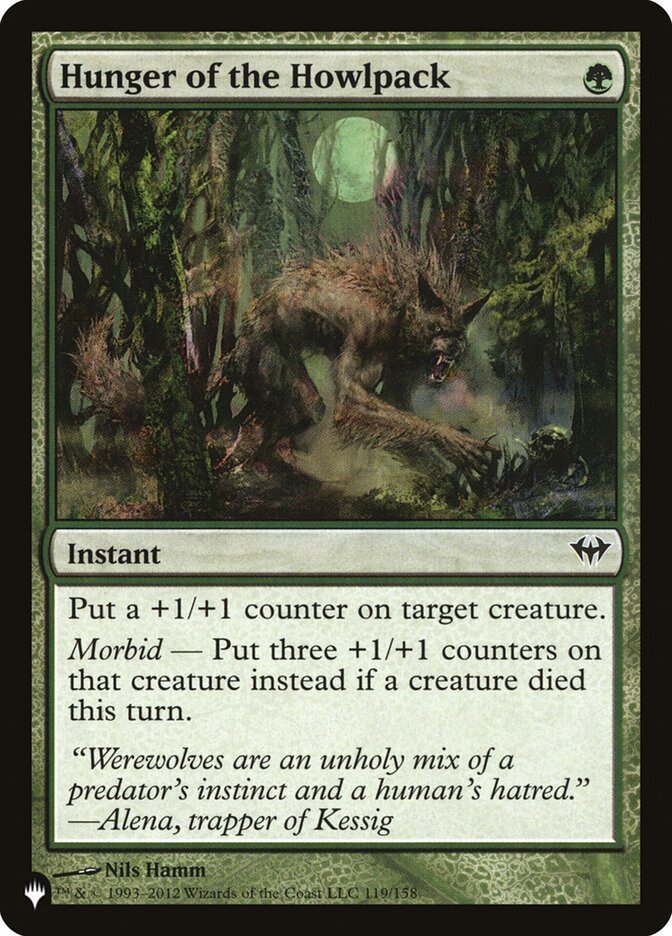 Fome da Alcateia Uivante / Hunger of the Howlpack - Magic: The Gathering - MoxLand