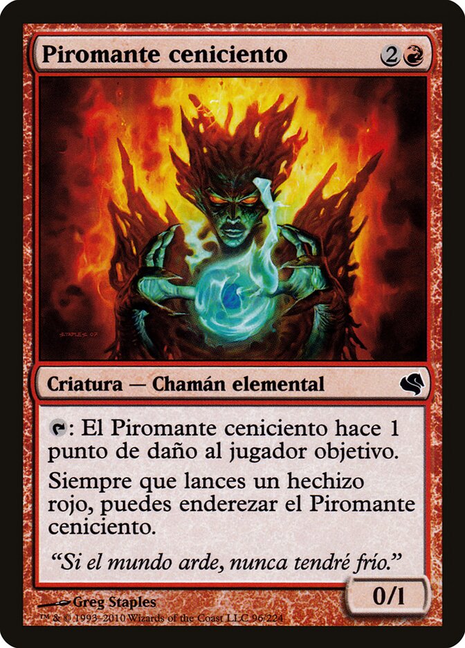 Piromante Cinzeríneo / Cinder Pyromancer - Magic: The Gathering - MoxLand