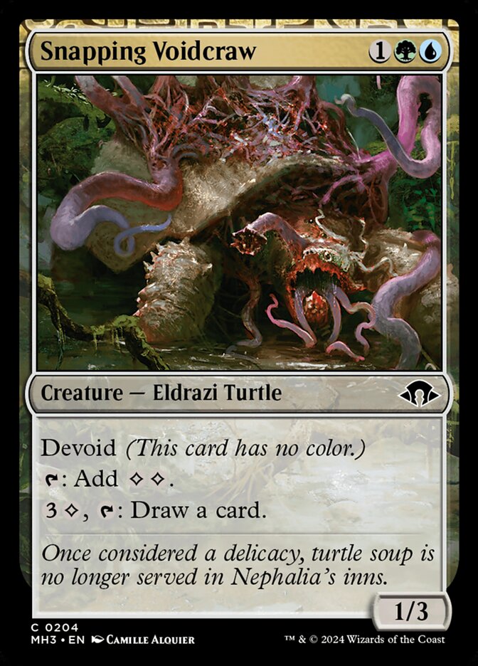 Destruidor do Vácuo Trinchador / Snapping Voidcraw - Magic: The Gathering - MoxLand