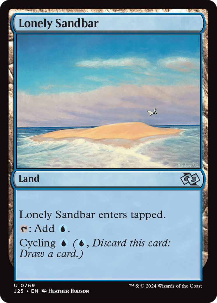 Banco de Areia Isolado / Lonely Sandbar - Magic: The Gathering - MoxLand