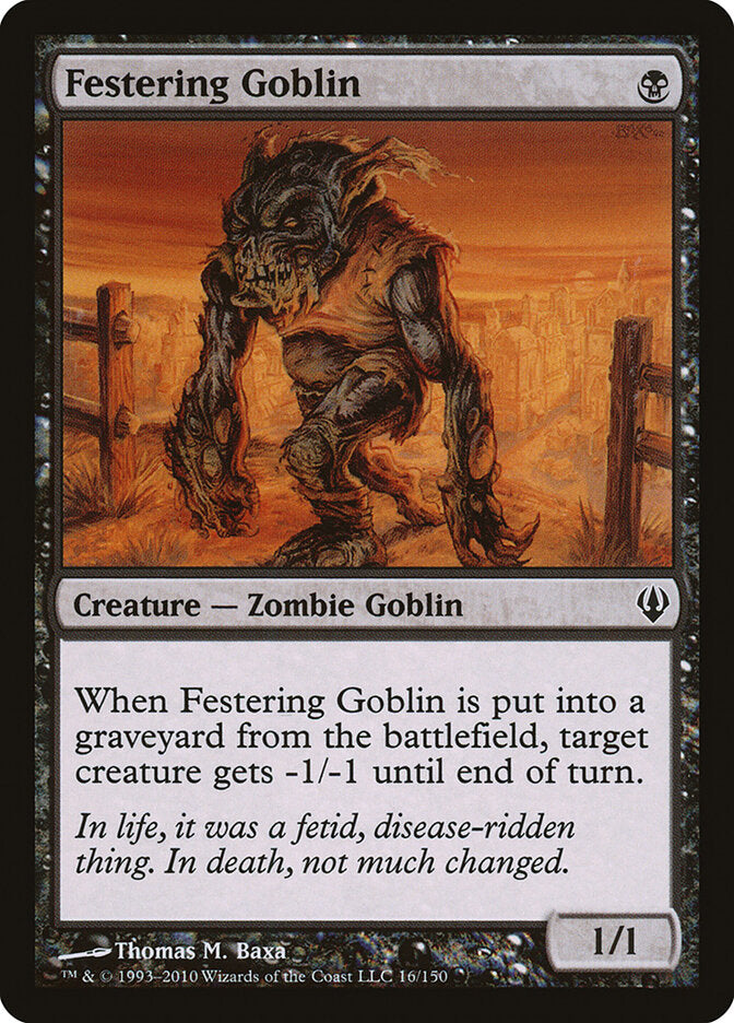 Goblin Apodrecido / Festering Goblin - Magic: The Gathering - MoxLand
