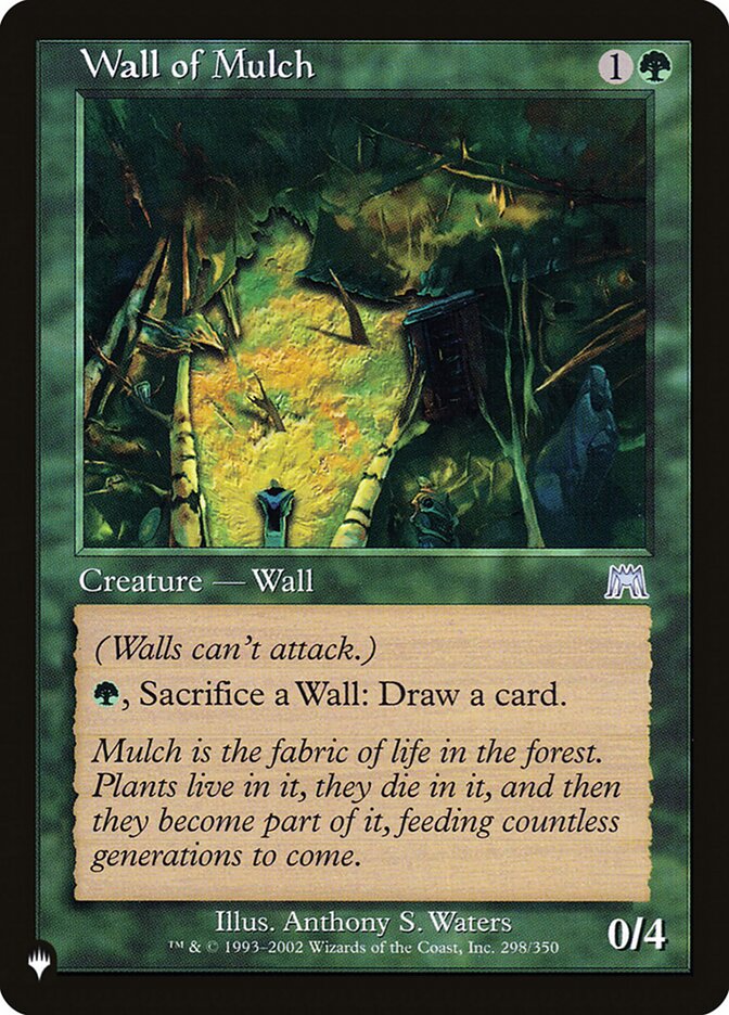 Barreira de Palha / Wall of Mulch - Magic: The Gathering - MoxLand