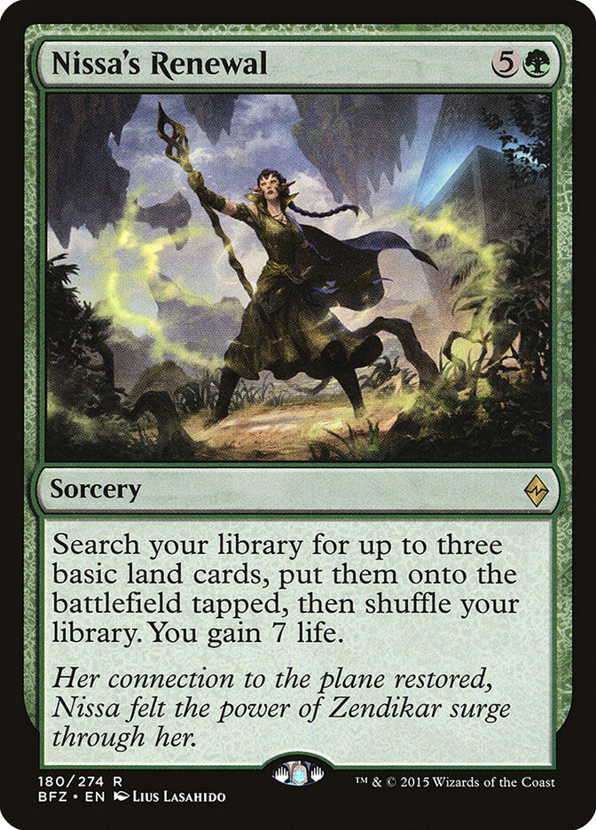 Renovação de Nissa / Nissa's Renewal - Magic: The Gathering - MoxLand