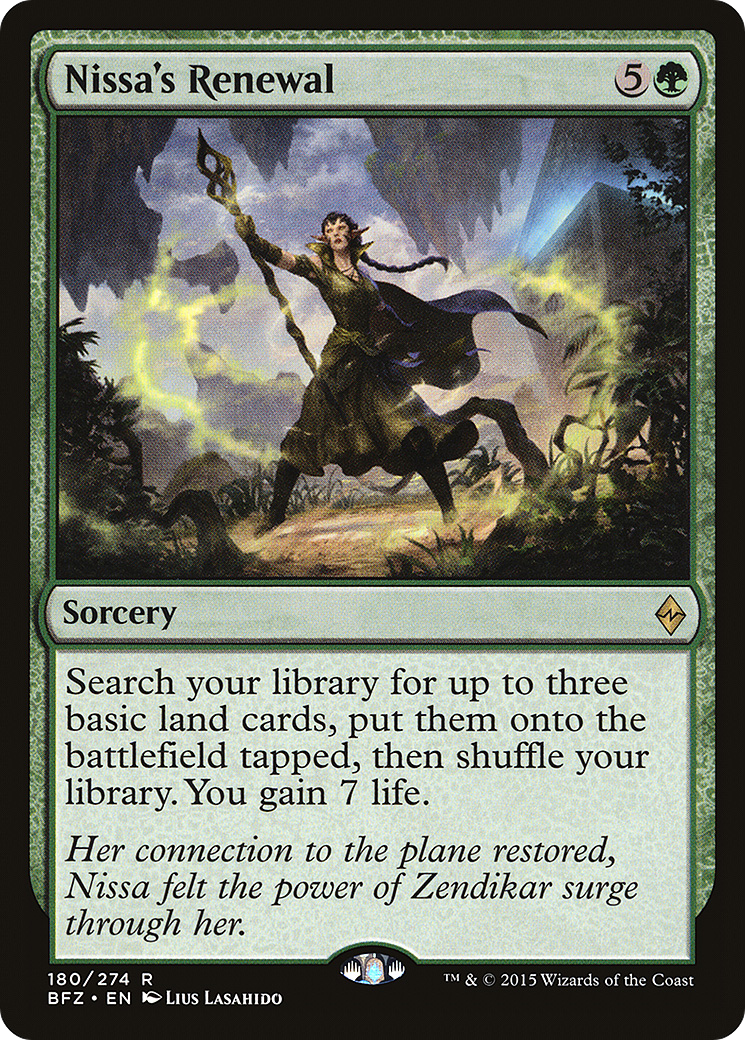 Renovação de Nissa / Nissa's Renewal - Magic: The Gathering - MoxLand