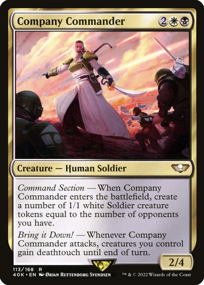 Comandante de Companhia / Company Commander - Magic: The Gathering - MoxLand