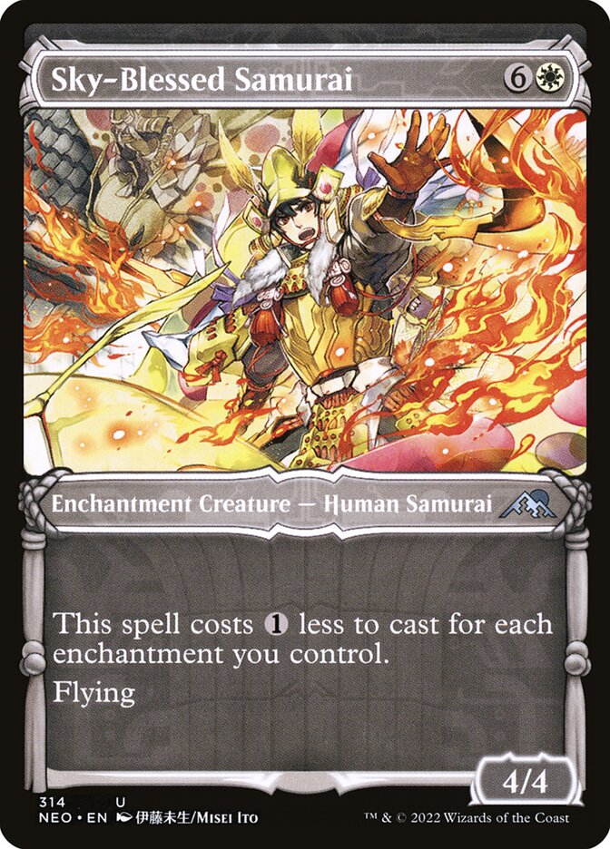 Samurai Abençoado pelo Céu / Sky-Blessed Samurai - Magic: The Gathering - MoxLand
