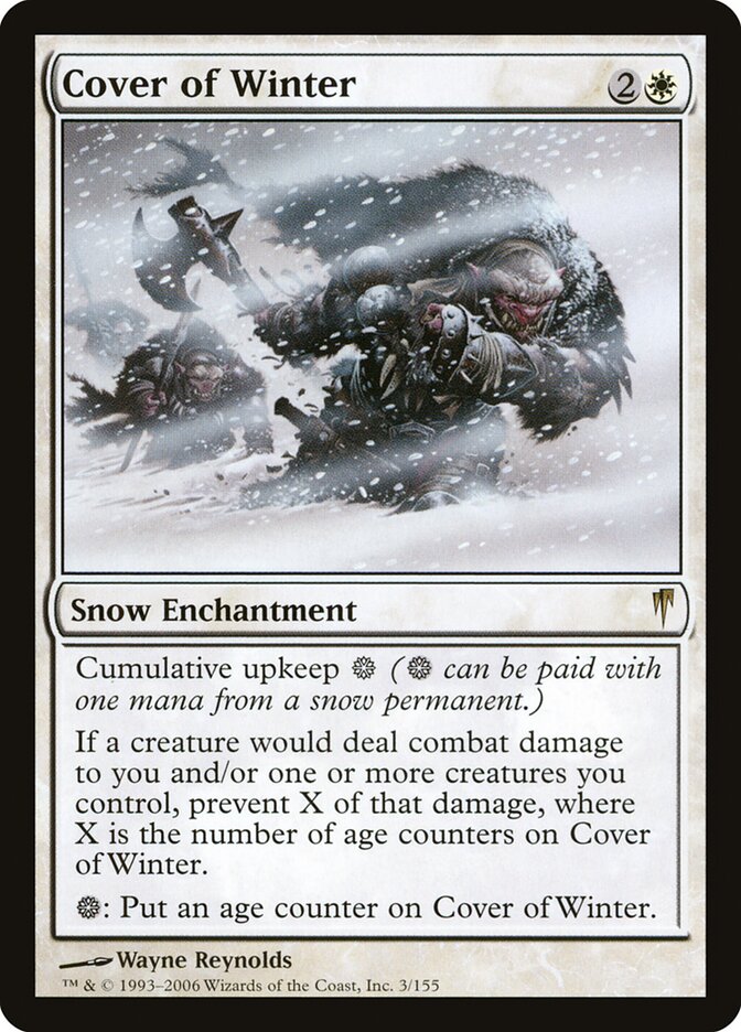 Cobertura de Inverno / Cover of Winter - Magic: The Gathering - MoxLand