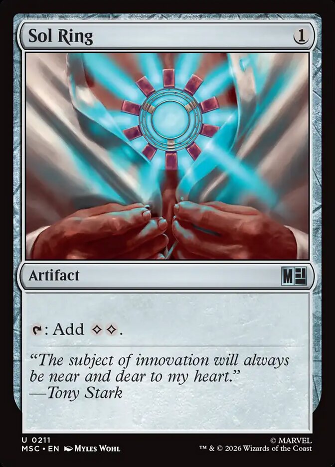 Anel Solar / Sol Ring - Magic: The Gathering - MoxLand