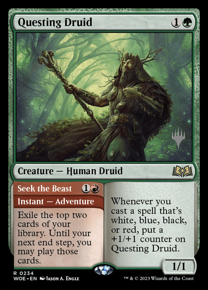 Questing Druid / Seek the Beast - Magic: The Gathering - MoxLand