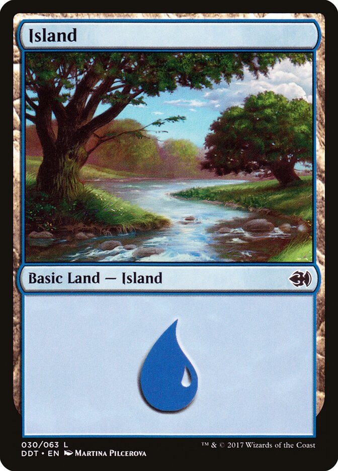Ilha / Island - Magic: The Gathering - MoxLand