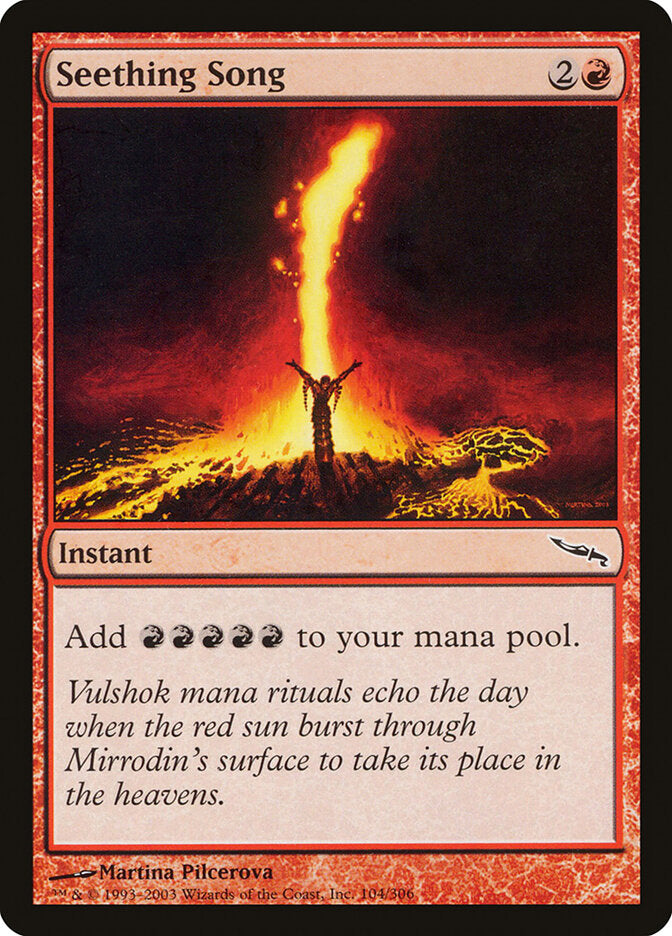 Canção Fervilhante / Seething Song - Magic: The Gathering - MoxLand