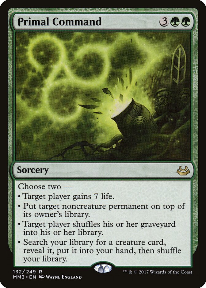 Comando Primário / Primal Command - Magic: The Gathering - MoxLand