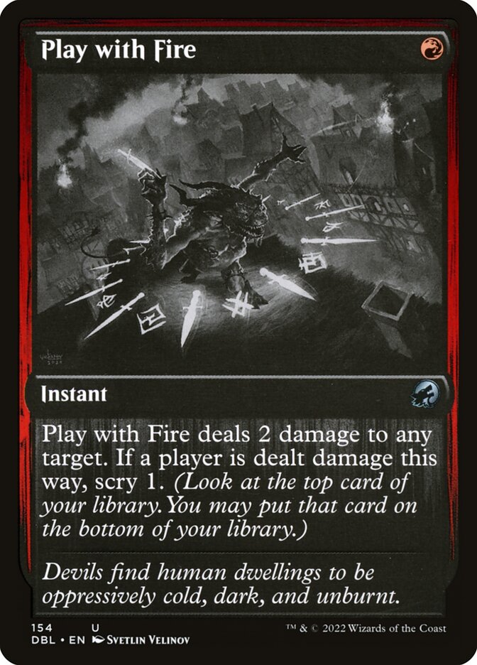 Brincar com Fogo / Play with Fire - Magic: The Gathering - MoxLand
