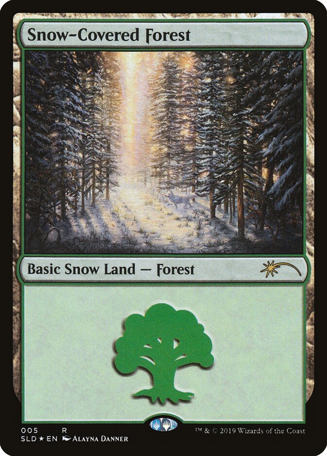 Floresta da Neve / Snow-Covered Forest - Magic: The Gathering - MoxLand