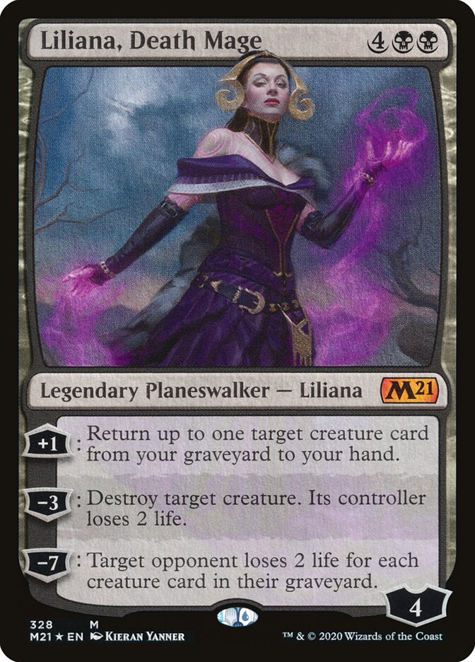 Liliana, Maga da Morte / Liliana, Death Mage - Magic: The Gathering - MoxLand