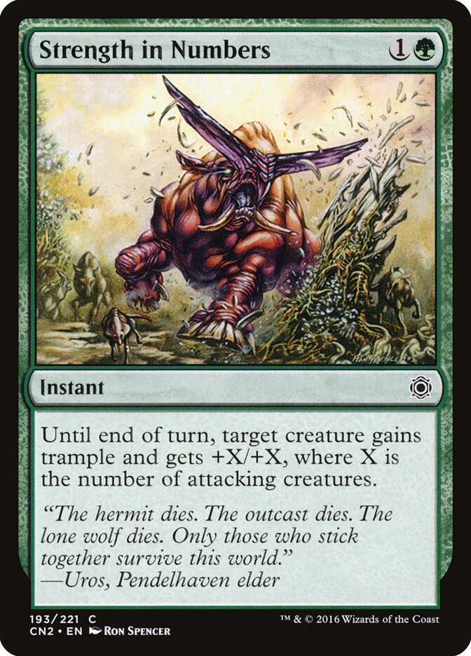 Força em Números / Strength in Numbers - Magic: The Gathering - MoxLand
